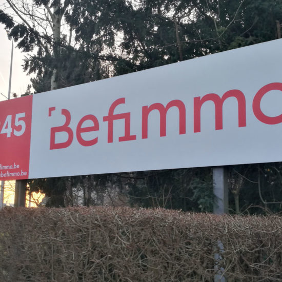 Panneau pour Befimmo - Grafipix