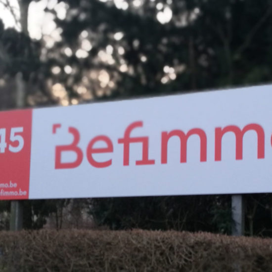 Panneau pour Befimmo - Grafipix